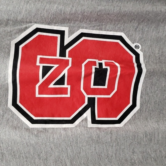 NWT Pressbox Women NCSU Tunic Top Medium Gray Tee NC State Game Fan Boho Comfy - Picture 2 of 12